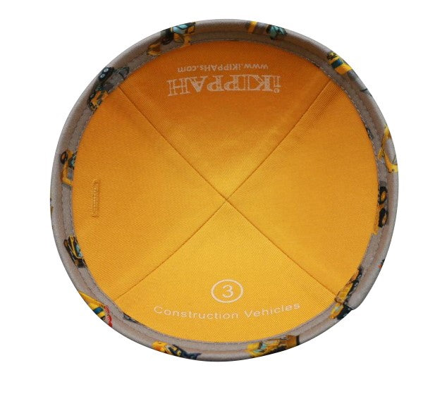 IKIPPAH CONSTRUCTION VEHICLES YARMULKE